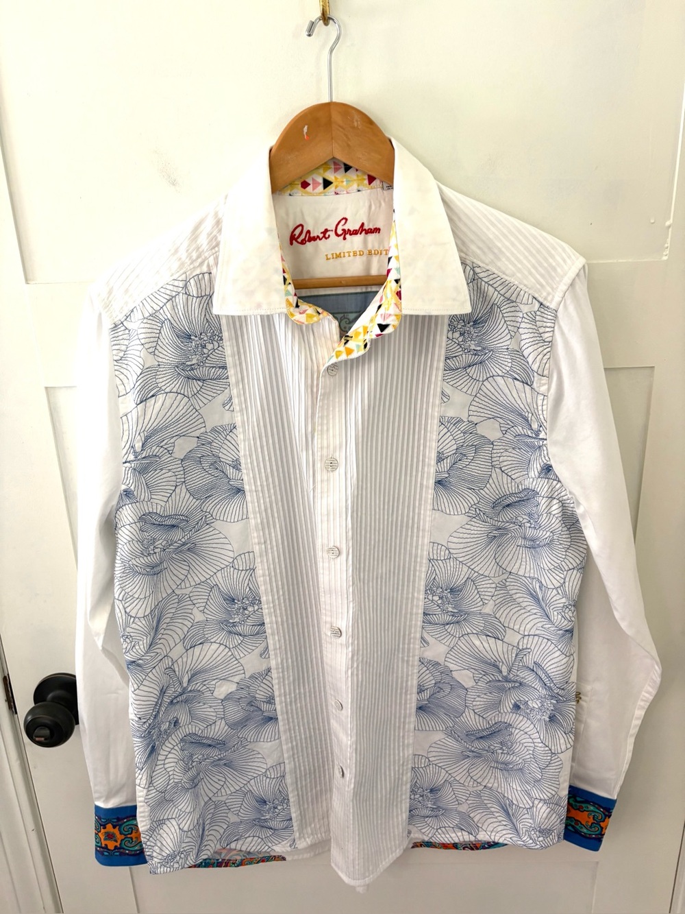 Robert Graham LIMITED EDITION
THE PLEIADES BUTTON DOWN SHIRT. Size XL. - Picture 4 of 17